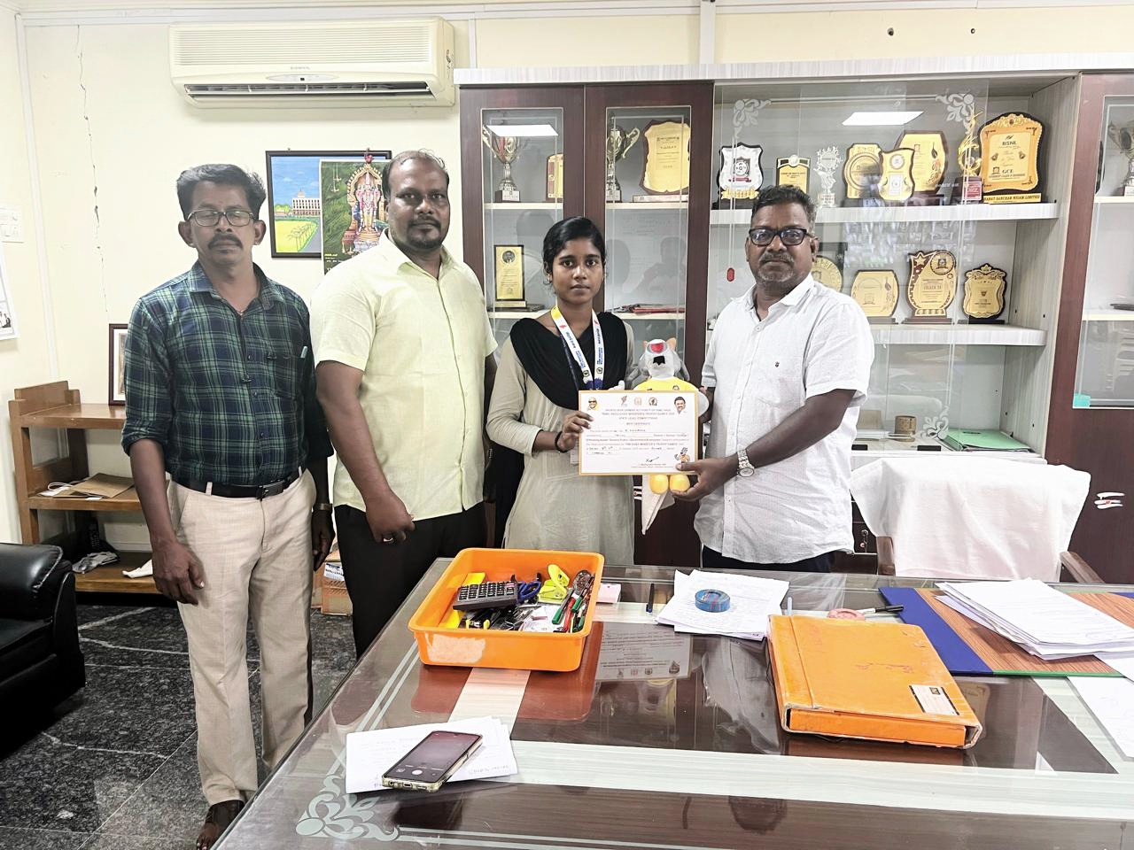 CM State Trophy -Carrom Tournamnet - II Prize