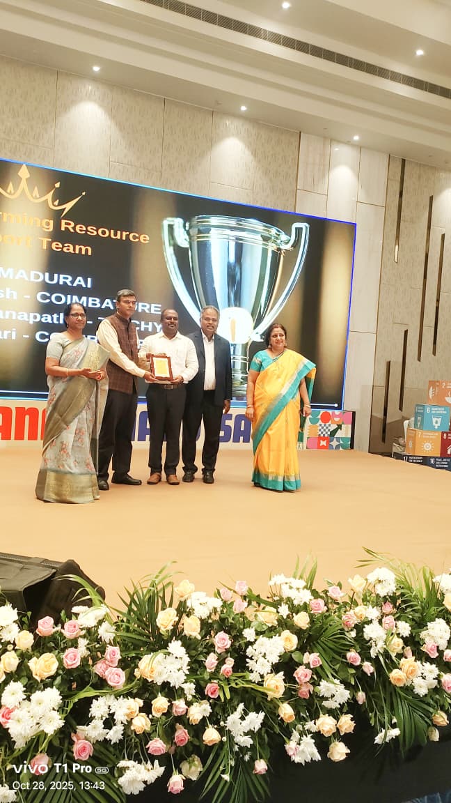 Best Mentor and Resource Support Person by the  Bureau of Indian Standards (BIS)