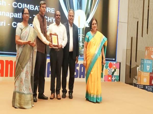 Best Mentor and Resource Support Person by the  Bureau of Indian Standards (BIS)